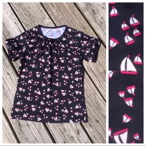 LANDS END girls swim shirt